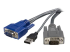 StarTech.com 10 ft Ultra-Thin USB VGA 2-in-1 KVM Cable (SVUSBVGA10) - Front