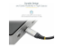 StarTech.com 20" (50cm) USB C Cable 10Gbps, USB 3.1/3.2 Gen 2 Type-C Cable, 100W (5A) Power Delivery Charging, DP Alt Mode, USB-C to C Cord, For USB-C Laptop, Phone, Device, Charge/Sync - Close up