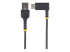 StarTech.com 3ft (1m) USB A to C Charging Cable Right Angle, Heavy Duty Fast Charge USB-C Cable, USB 2.0 A to Type-C, Durable and Rugged Aramid Fiber, 3A, S20/iPad/Pixel - Front