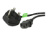 StarTech.com 10ft (3m) UK Computer Power Cable, 18AWG, BS 1363 to C13 Power Cord, 10A 250V, Black Replacement AC Power Cord, TV/Monitor Power Cable, BS 1363 to IEC 60320 C13 Kettle Lead - Right-angle