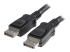 StarTech.com 0.5m Short DisplayPort 1.2 Cable with Latches DisplayPort 4k - Right-angle
