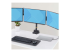 StarTech.com Triple Monitor Desk Mount For Up To Three 27in Screens, VESA 75x75/100x100, Tool-Less Arm Adjustments, C-Clamp/Grommet Mount, Spring-Assisted Arms - Right-angle