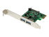 StarTech.com 2 Port PCI Express (PCIe) SuperSpeed USB 3.0 Card Adapter with UASP - Left-angle