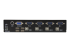 StarTech.com 4 Port Professional VGA USB KVM Switch with Hub - Back