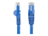 StarTech.com 100ft CAT6 Ethernet Cable, 10 Gigabit Snagless RJ45 650MHz 100W PoE Patch Cord, CAT 6 10GbE UTP Network Cable w/Strain Relief, Blue, Wiring is UL Certified/TIA - Front