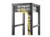 StarTech.com 5-Pack 1U Vertical Cable Management D-Ring Hooks, Cable Manager For 19" Server Racks/Cabinets, Network Rack Wire Organizers, Cable Guide Rings - Right-angle