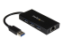 StarTech.com USB 3.0 Hub with Gigabit Ethernet Adapter - Right-angle