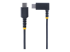 StarTech.com 1ft (30cm) USB C Charging Cable Right Angle, 60W PD 3A, Heavy Duty Fast Charge USB-C Cable, USB 2.0 Type-C, Durable and Rugged Aramid Fiber, S20/iPad/Pixel - Front