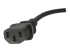StarTech.com 3ft (1m) UK Computer Power Cable, BS 1363 to C13 Power Cord, 18AWG, 10A 250V, Black Replacement AC Power Cord, Monitor Power Cable, BS 1363 to IEC 60320 C13 Kettle Lead - Close up