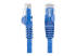 StarTech.com 75ft CAT6 Ethernet Cable, 10 Gigabit Snagless RJ45 650MHz 100W PoE Patch Cord, CAT 6 10GbE UTP Network Cable w/Strain Relief, Blue, Wiring is UL Certified/TIA - Front