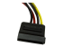 StarTech.com 6in 4 Pin LP4 to SATA Power Cable Adapter - Close up