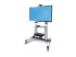 StarTech.com Rolling TV Cart/Stand On Wheels, Up to 100inch/220lb Screens - Right-angle