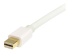 StarTech.com 1m 3 ft White Mini DisplayPort to DisplayPort 1.2 Adapter Cable M/M - Close up