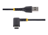 StarTech.com 6ft (2m) USB A to C Charging Cable Right Angle, Heavy Duty Fast Charge USB-C Cable, USB 2.0 A to Type-C, Durable and Rugged Aramid Fiber, 3A, S20/iPad/Pixel - Front