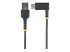 StarTech.com 3ft (1m) USB A to C Charging Cable Right Angle, Heavy Duty Fast Charge USB-C Cable, USB 2.0 A to Type-C, Durable and Rugged Aramid Fiber, 3A, S20/iPad/Pixel - Front