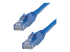StarTech.com 75ft CAT6 Ethernet Cable, 10 Gigabit Snagless RJ45 650MHz 100W PoE Patch Cord, CAT 6 10GbE UTP Network Cable w/Strain Relief, Blue, Wiring is UL Certified/TIA - Right-angle