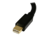 StarTech.com 6in Mini DisplayPort to DisplayPort Video Cable Adapter (MDP2DPMF6IN) - Close up